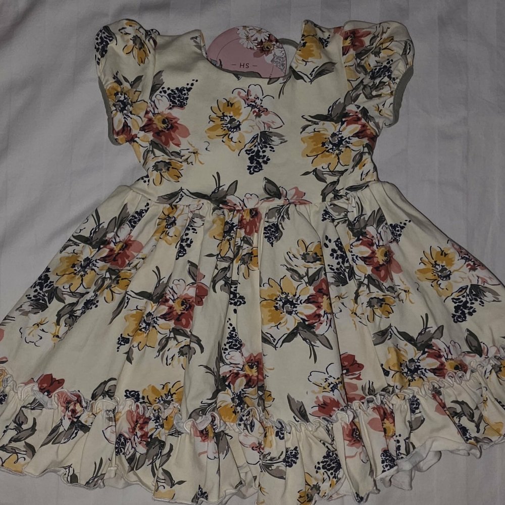 SweetHoney Floral Cream Tunic 18m